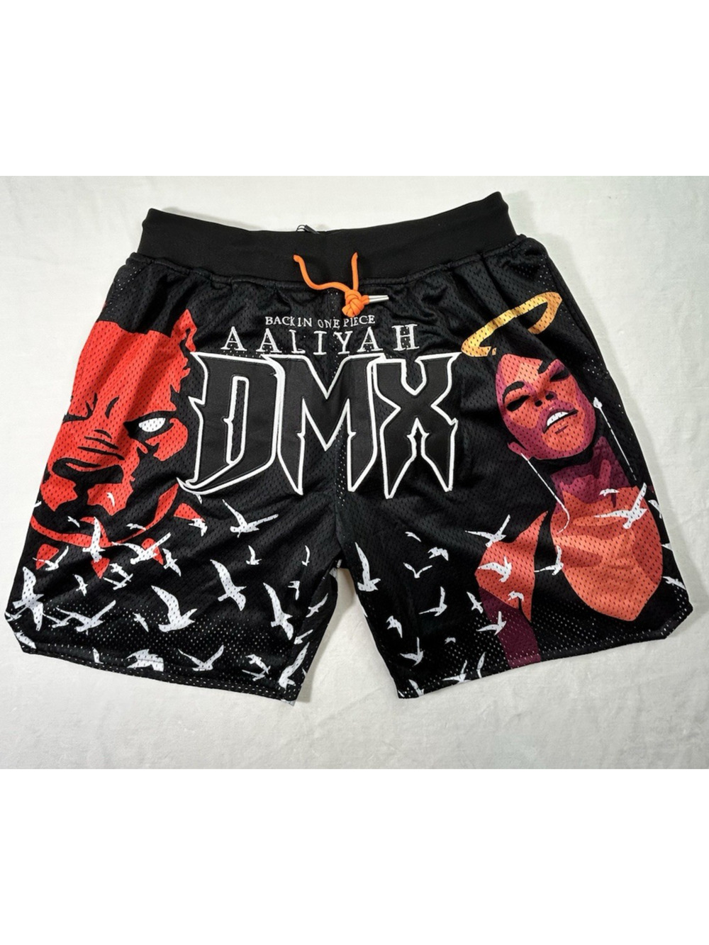 Headgear Classics Aaliyah x DMX Black Shorts- Size L - Men's *NEW W TAGS*